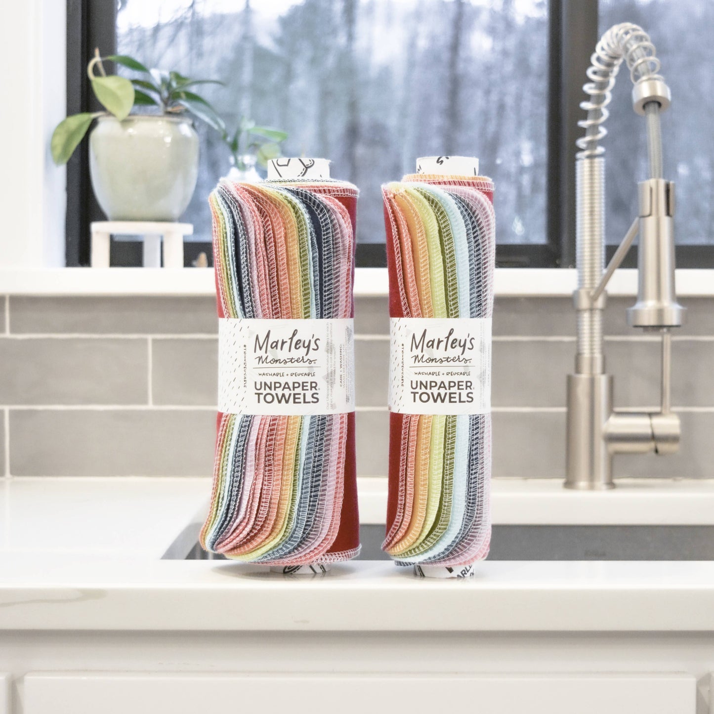 UNpaper® Towels: Earthy Rainbow - 12 count
