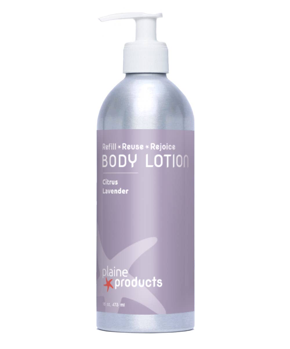 Refillable Body Lotion 16 oz (pump not included)