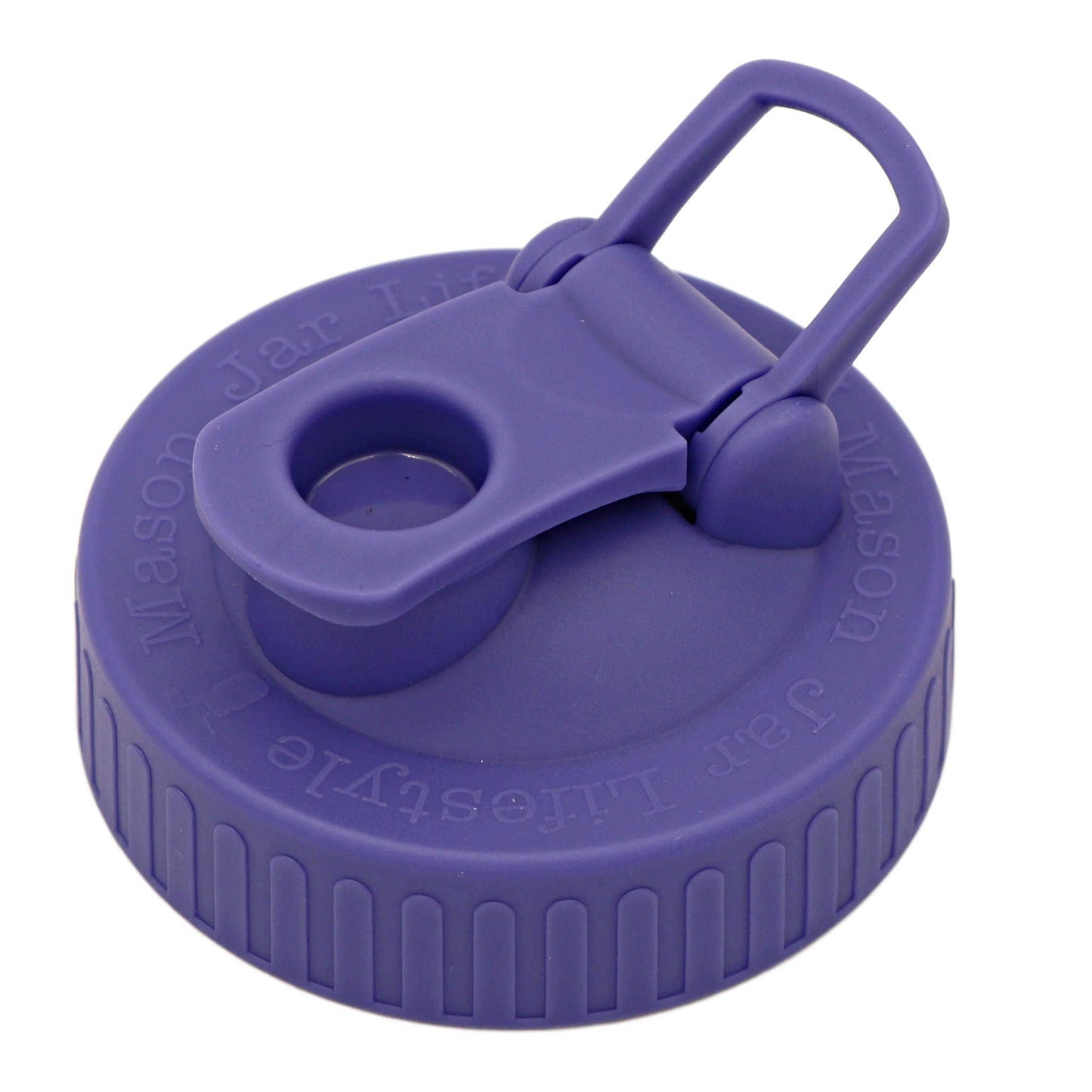 Pour & Store Shaker Lid with Carry Loop for Mason Jars: Brick red / Wide mouth / Original