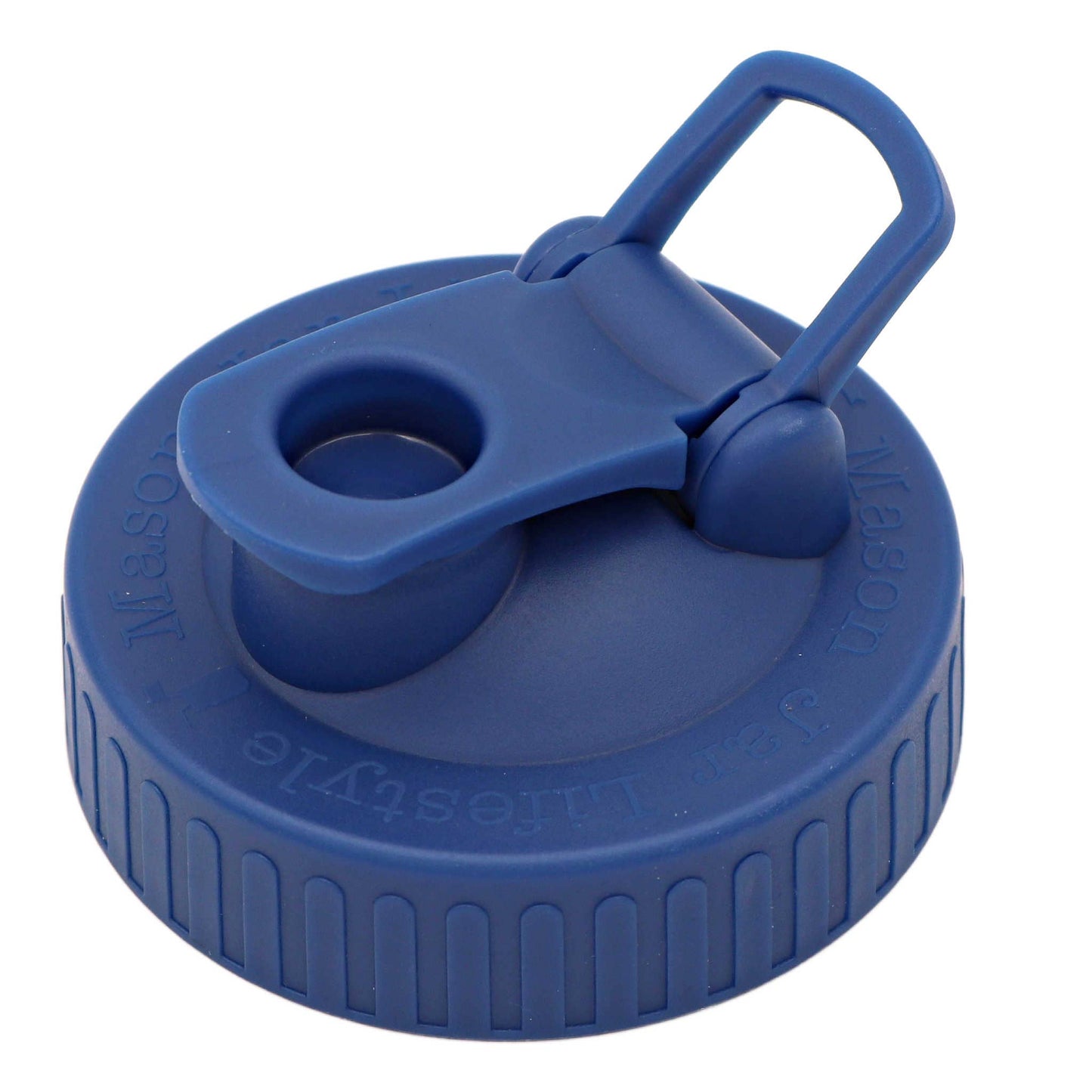Pour & Store Shaker Lid with Carry Loop for Mason Jars: Brick red / Wide mouth / Original