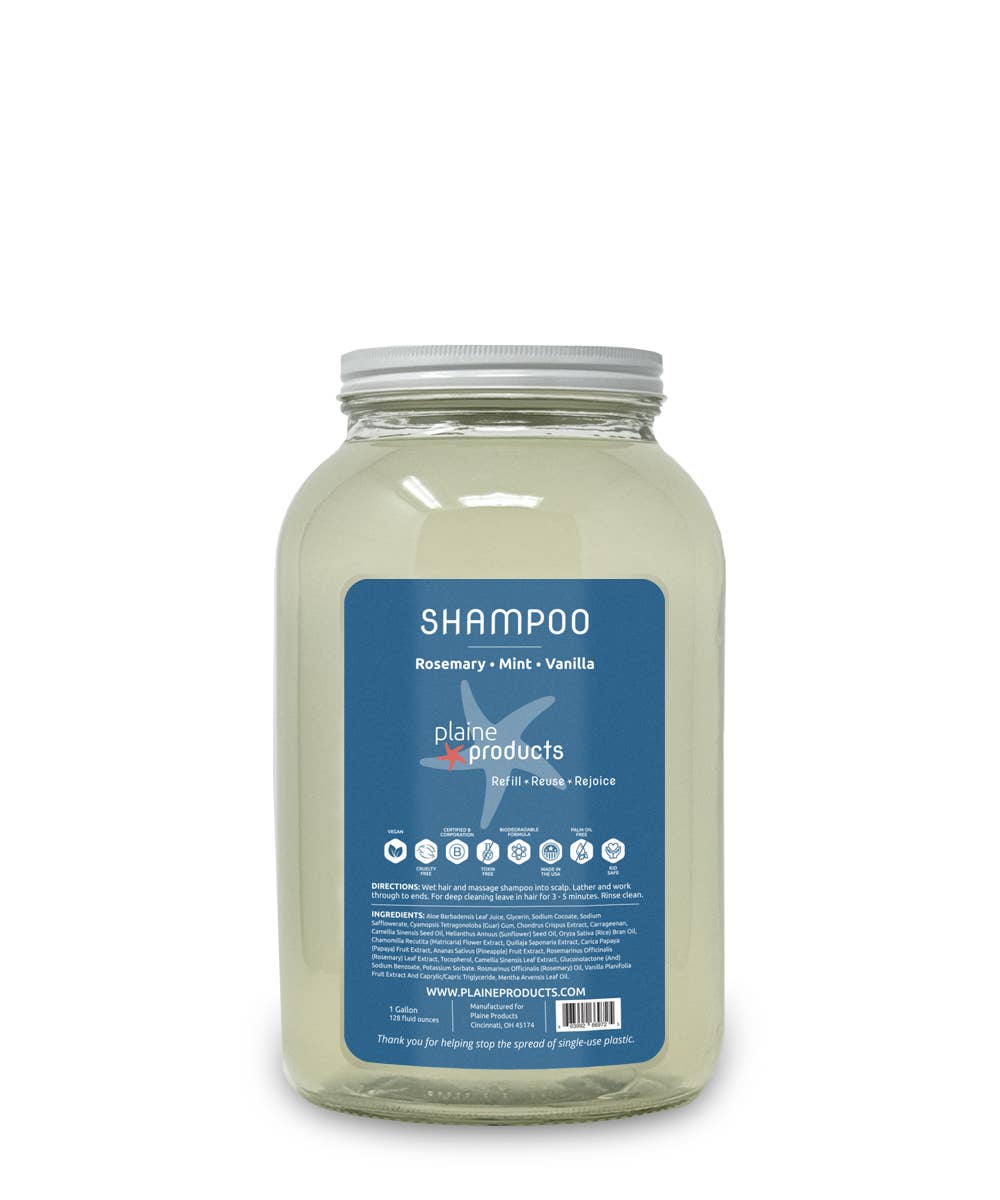 Shampoo One Gallon Bulk Reusable (pump not included)