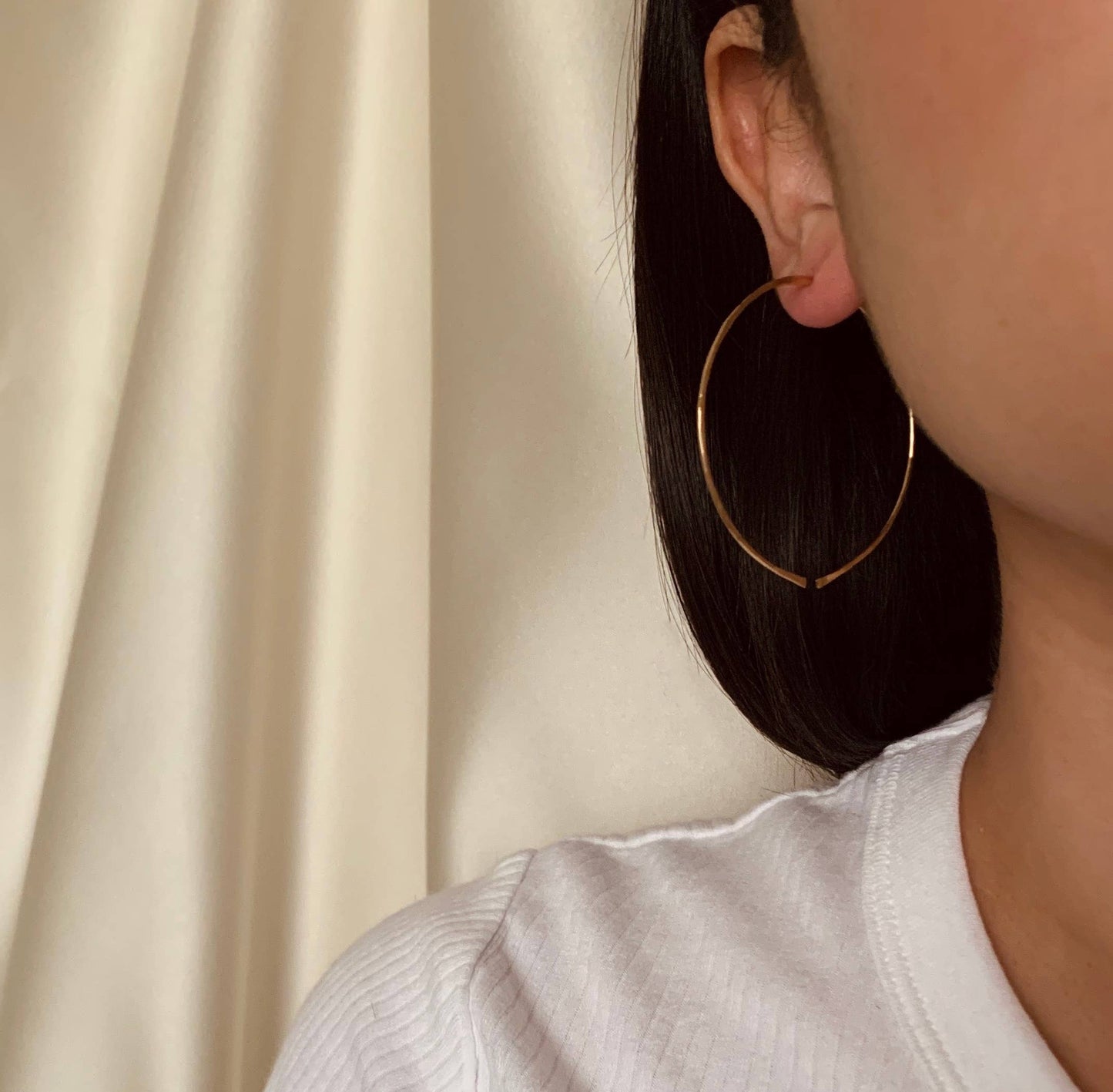 Matriarch Collection - Hammered Hoops