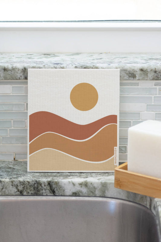WASHCLOUD® DESERT DUNE™ Nordic Dish Washing Sponge Cloth - No Tox Life