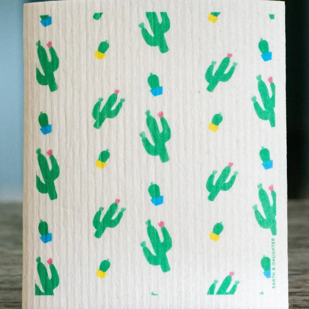 WASHCLOUD® CACTUS BOTANICS Nordic Dish Washing Sponge Cloth - No Tox Life