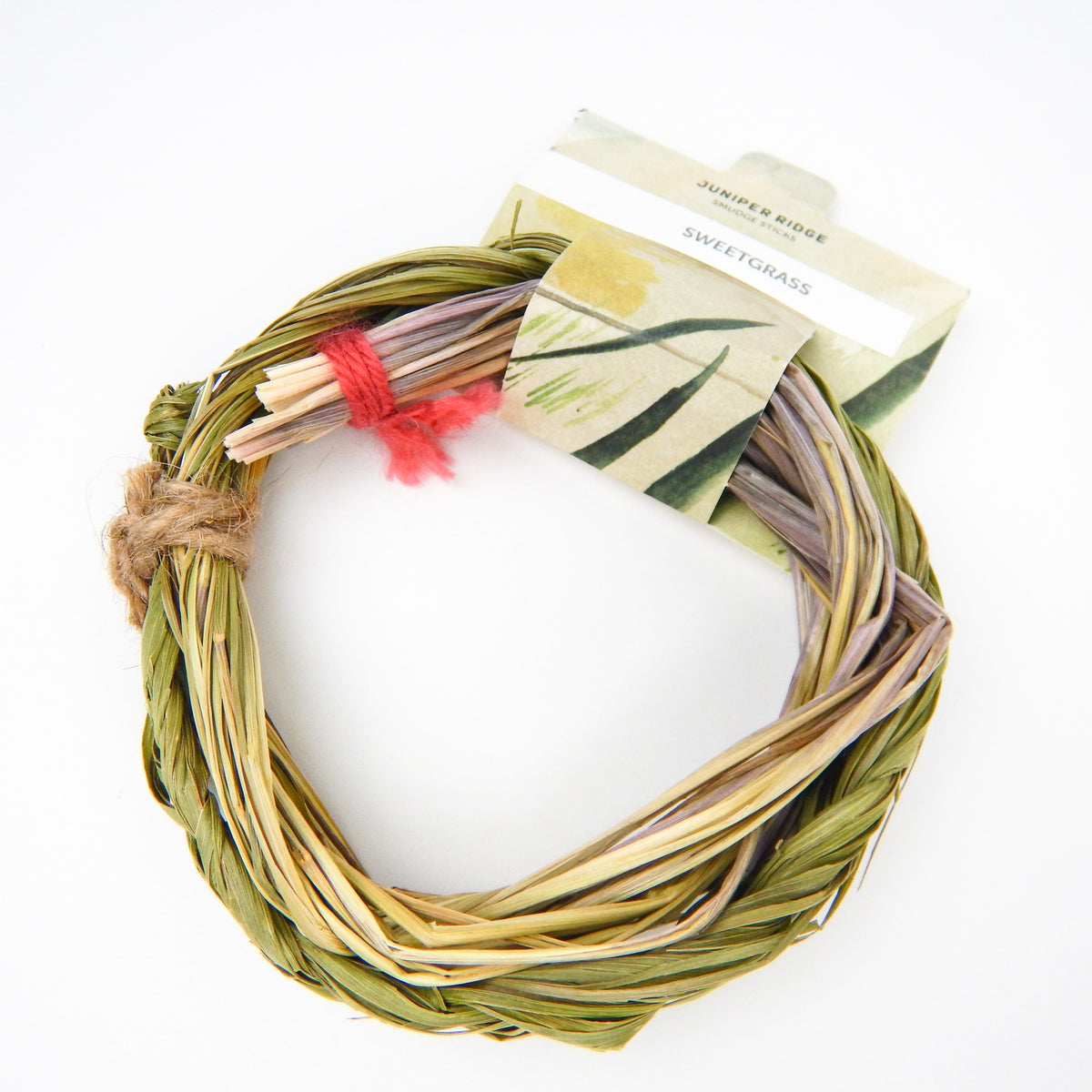 Aura Variety 6 Pieces (Braids) Braided Sweetgrass for Smudging Wicca Pagan Spiritual 20 to 24 Long - Healing, Cleansing