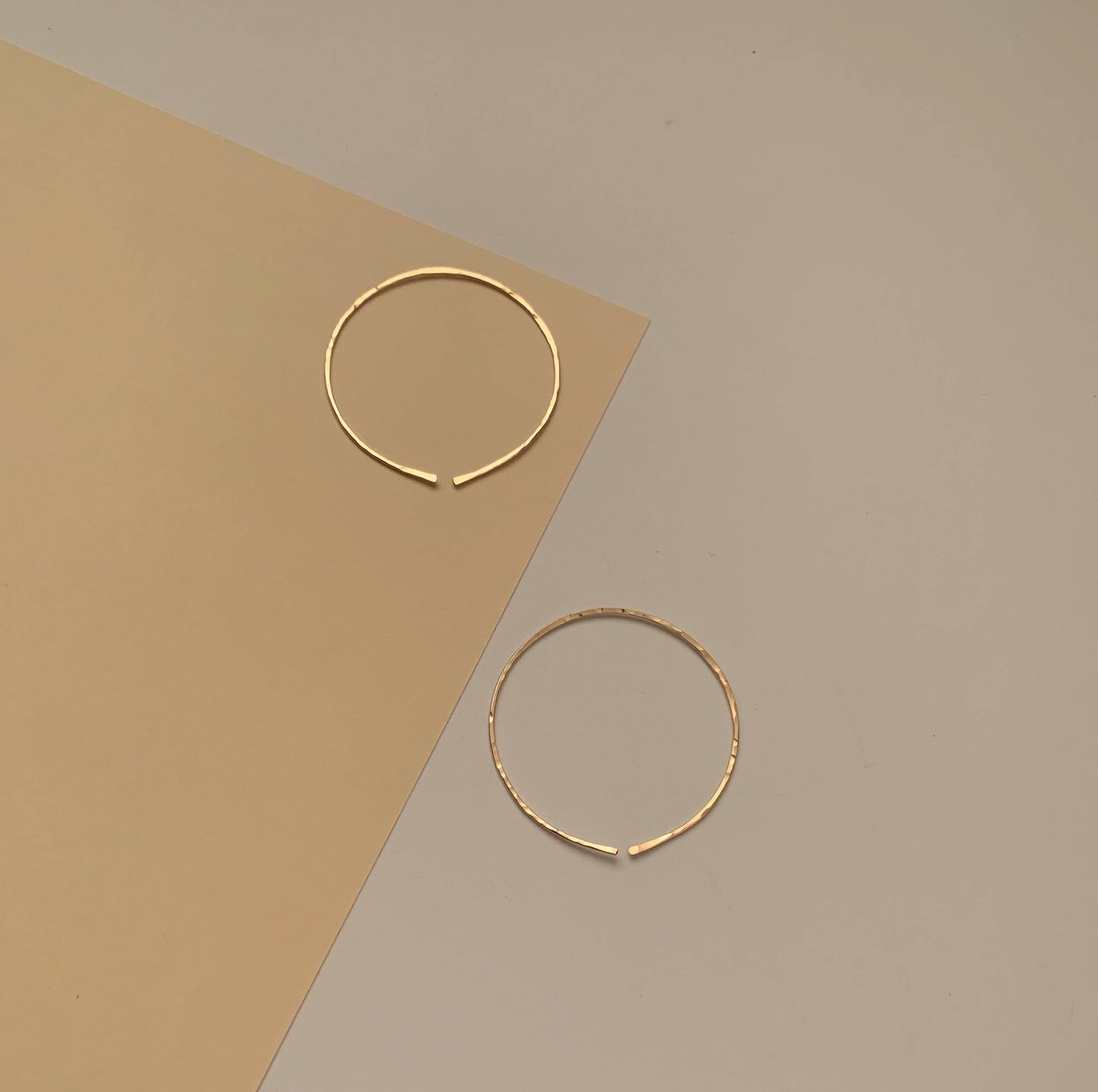 Matriarch Collection - Hammered Hoops