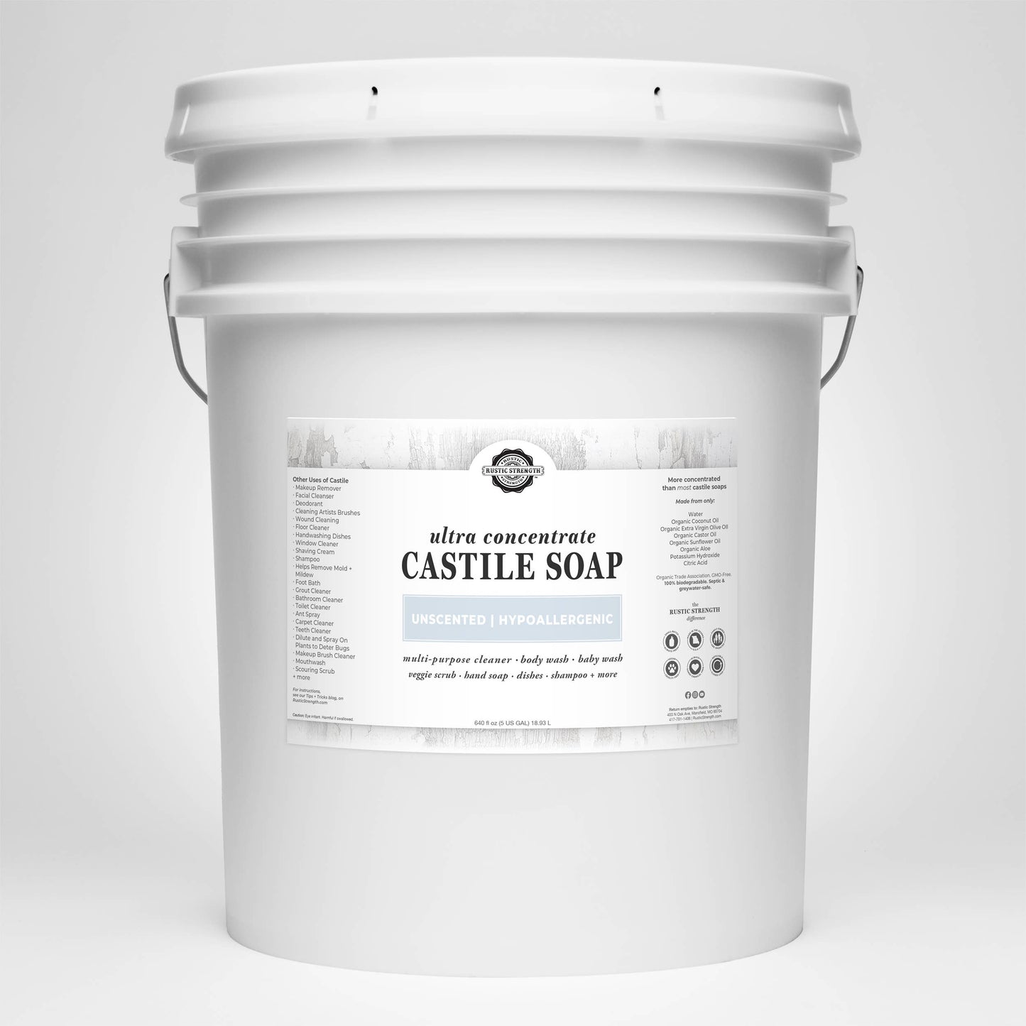 Castile Soap - Concentrated | Thick & Long Lasting