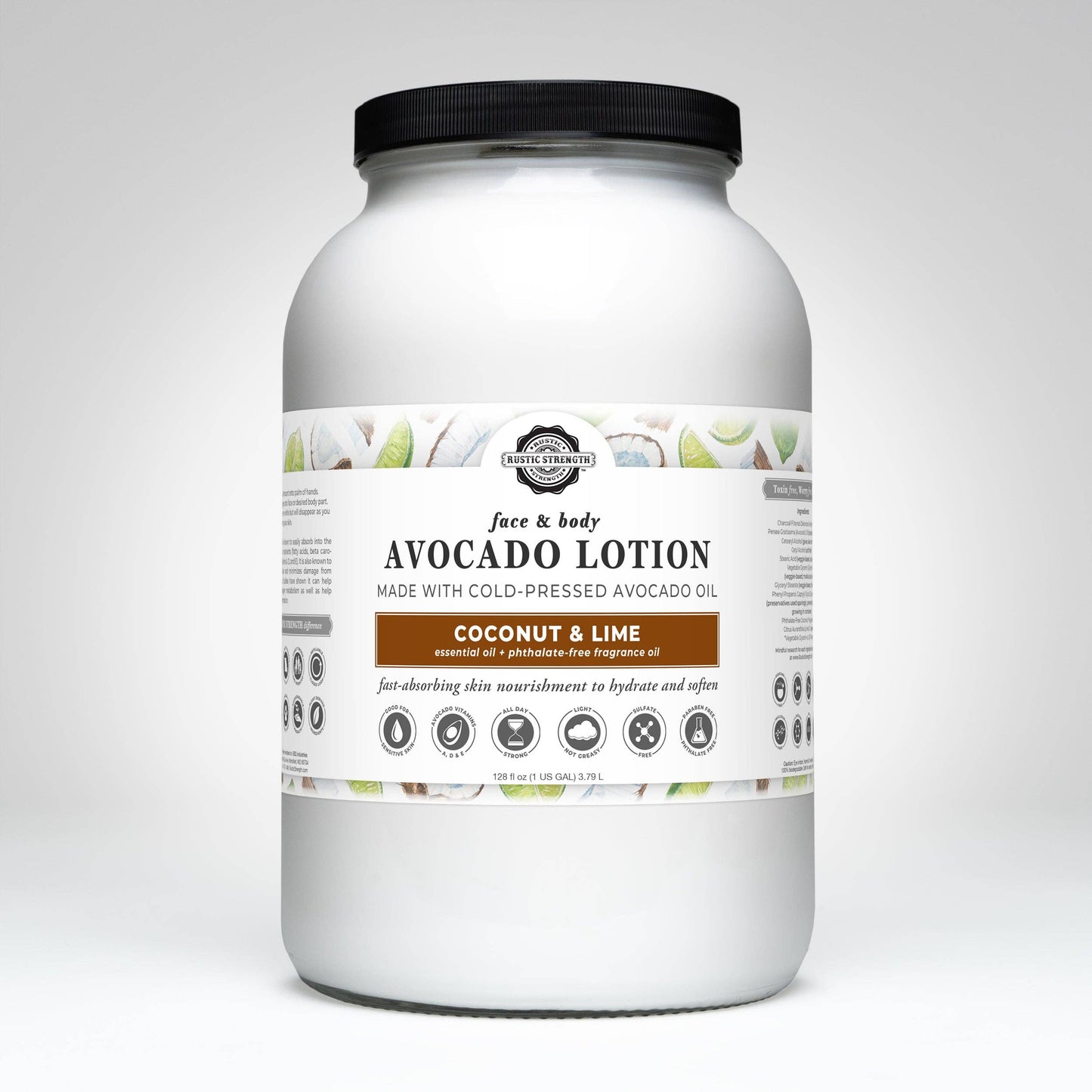 Avocado Lotion for Face and Body- Mild Formula, Paraben-Free