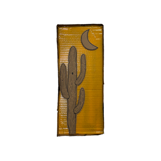 Cardboard Cactus Wall Art (Large)