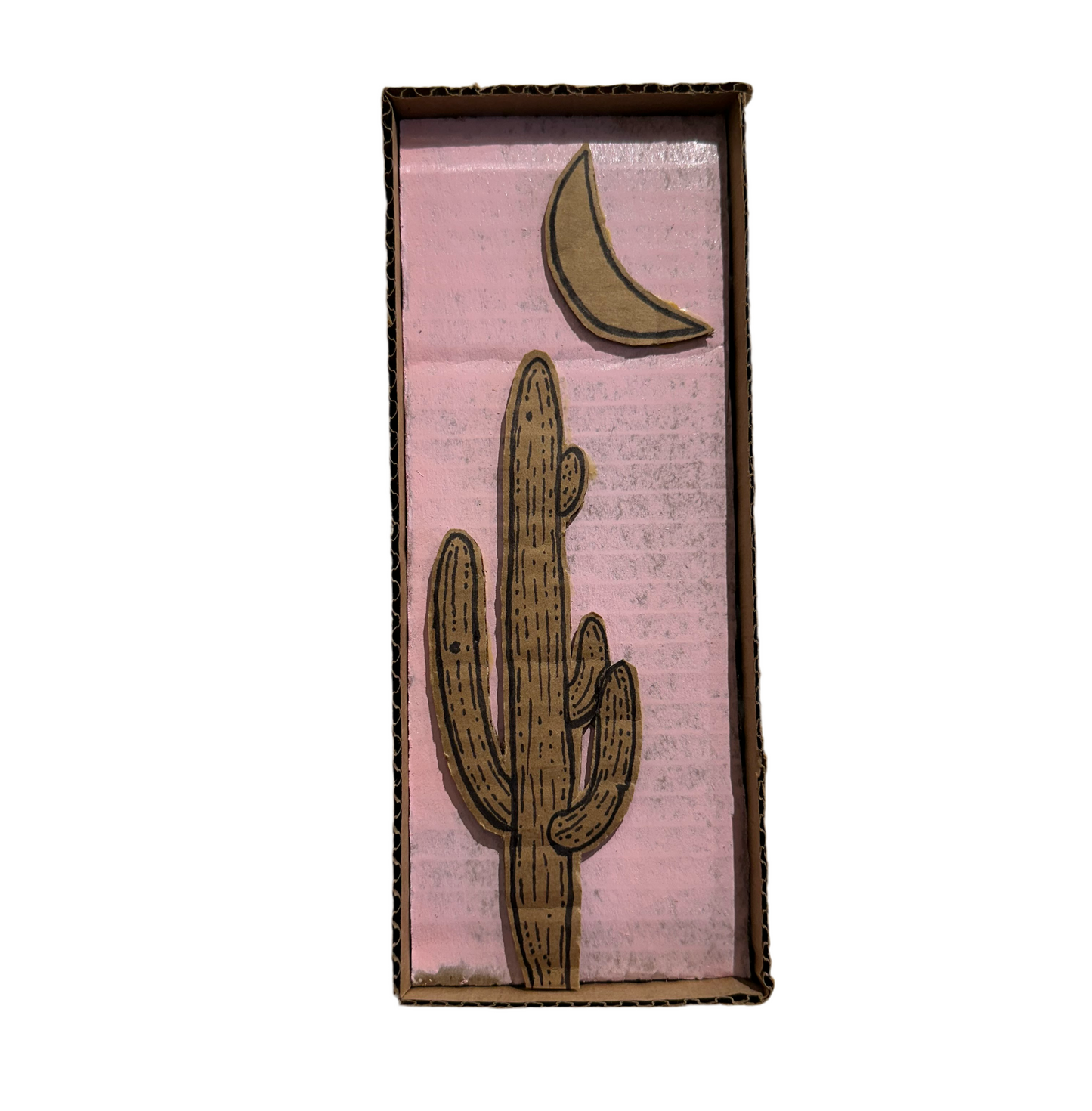 Cardboard Cactus Wall Art (Small)