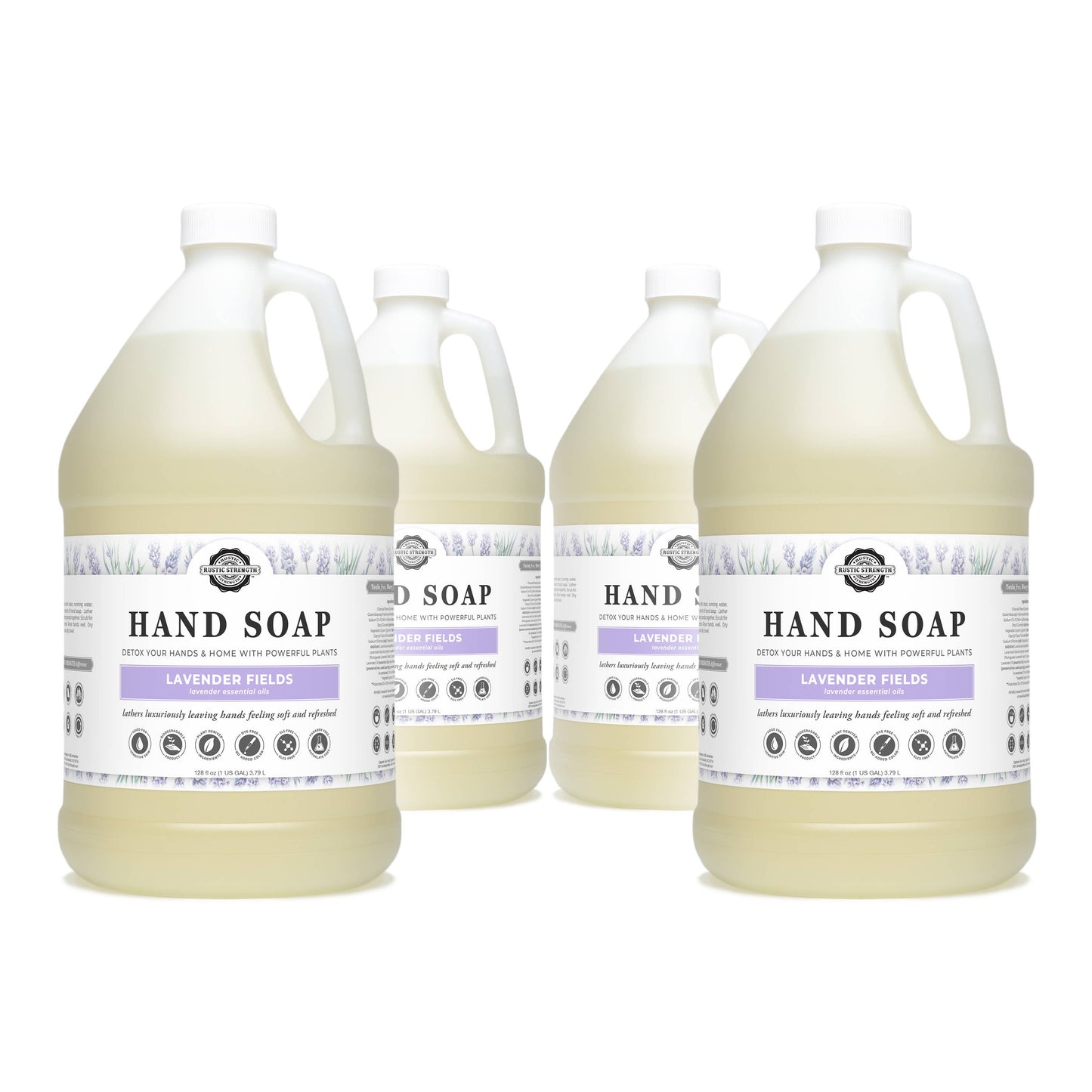 Plant-Based Hand Soap Non-Drying Hypoallergenic Sensitive...