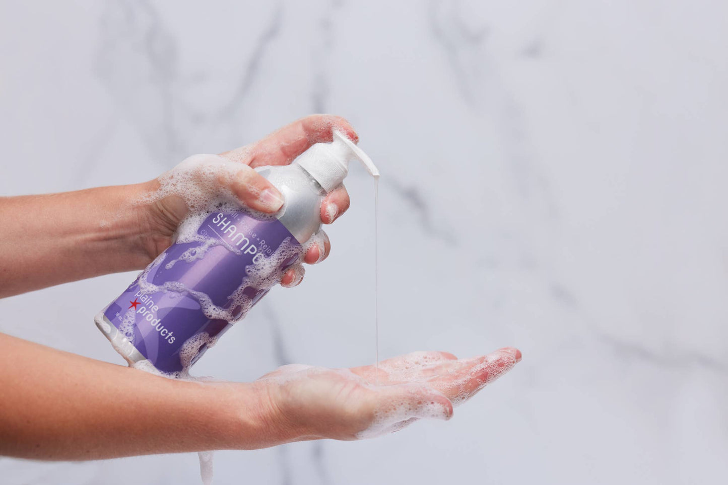 Shampoo 16 oz (pump not included) Reusable packaging