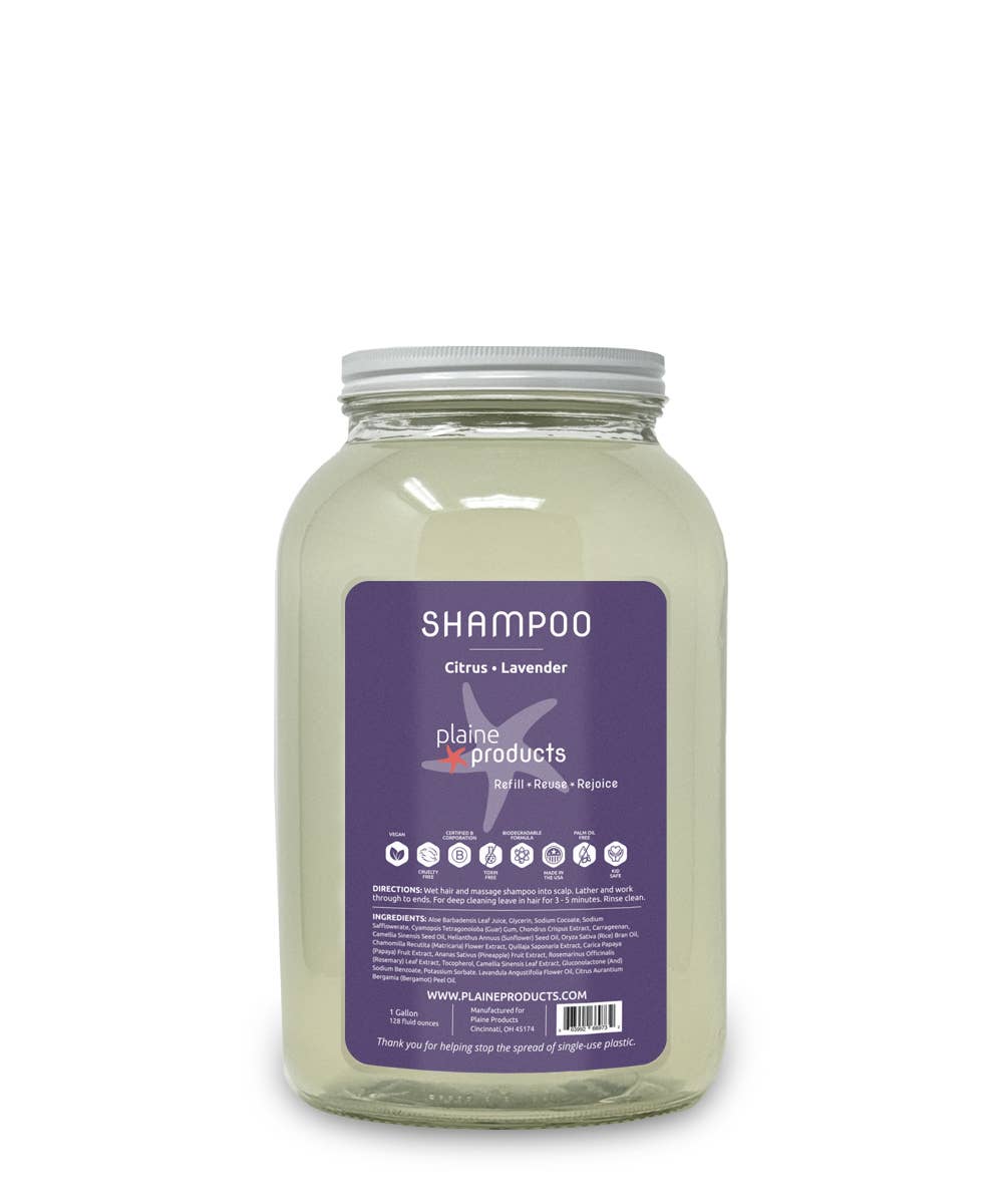 Shampoo One Gallon Bulk Reusable (pump not included)