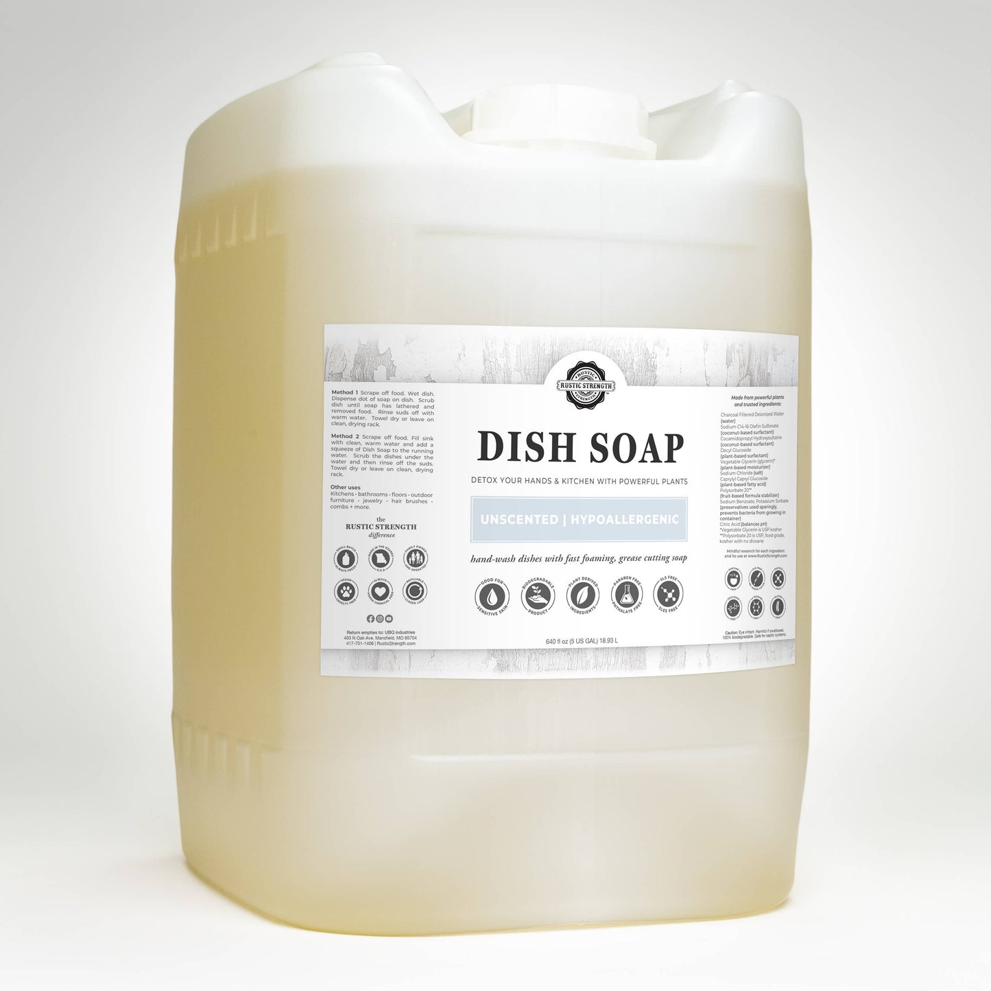 Dish Soap | Sulfate Free - Soft on Skin | Powerful Cleaner