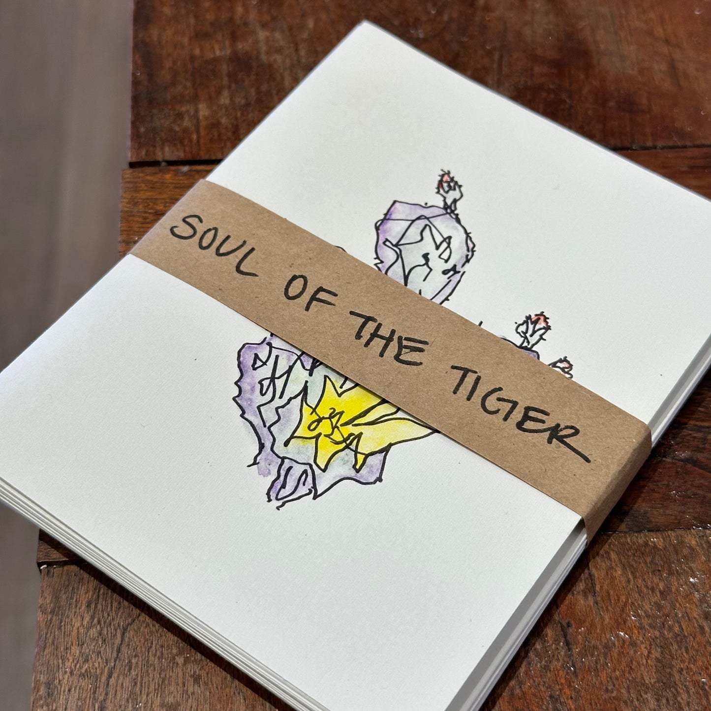 Desert Illustrations Folding Card 8 Pack