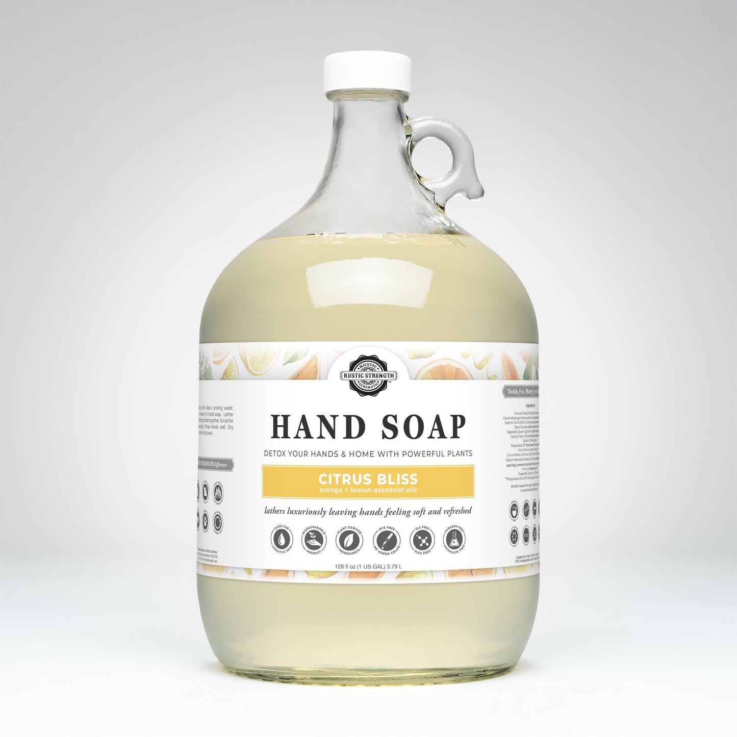 Plant-Based Hand Soap Non-Drying Hypoallergenic Sensitive...