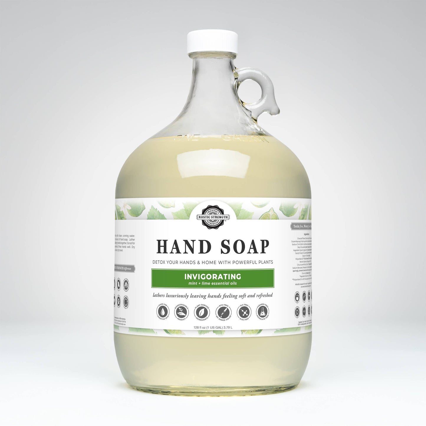 Plant-Based Hand Soap Non-Drying Hypoallergenic Sensitive...