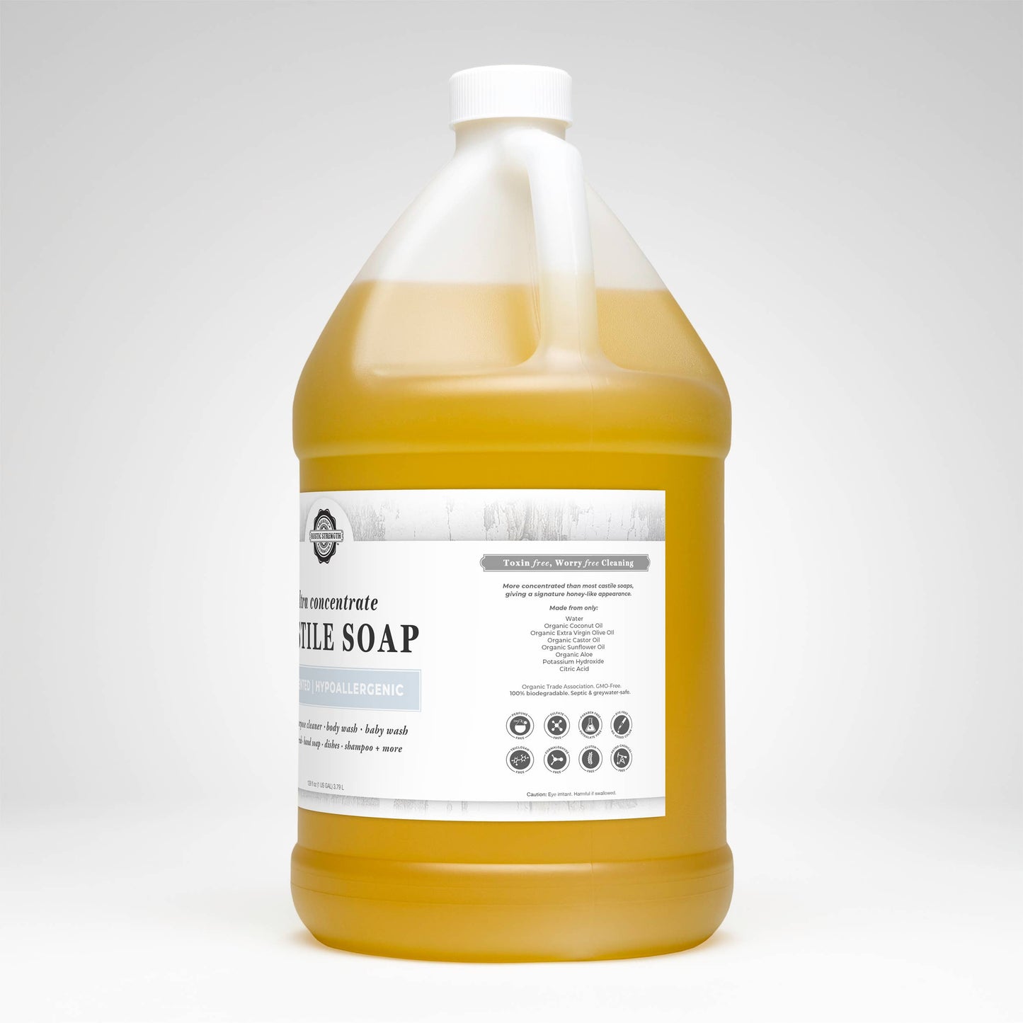 Castile Soap - Concentrated | Thick & Long Lasting