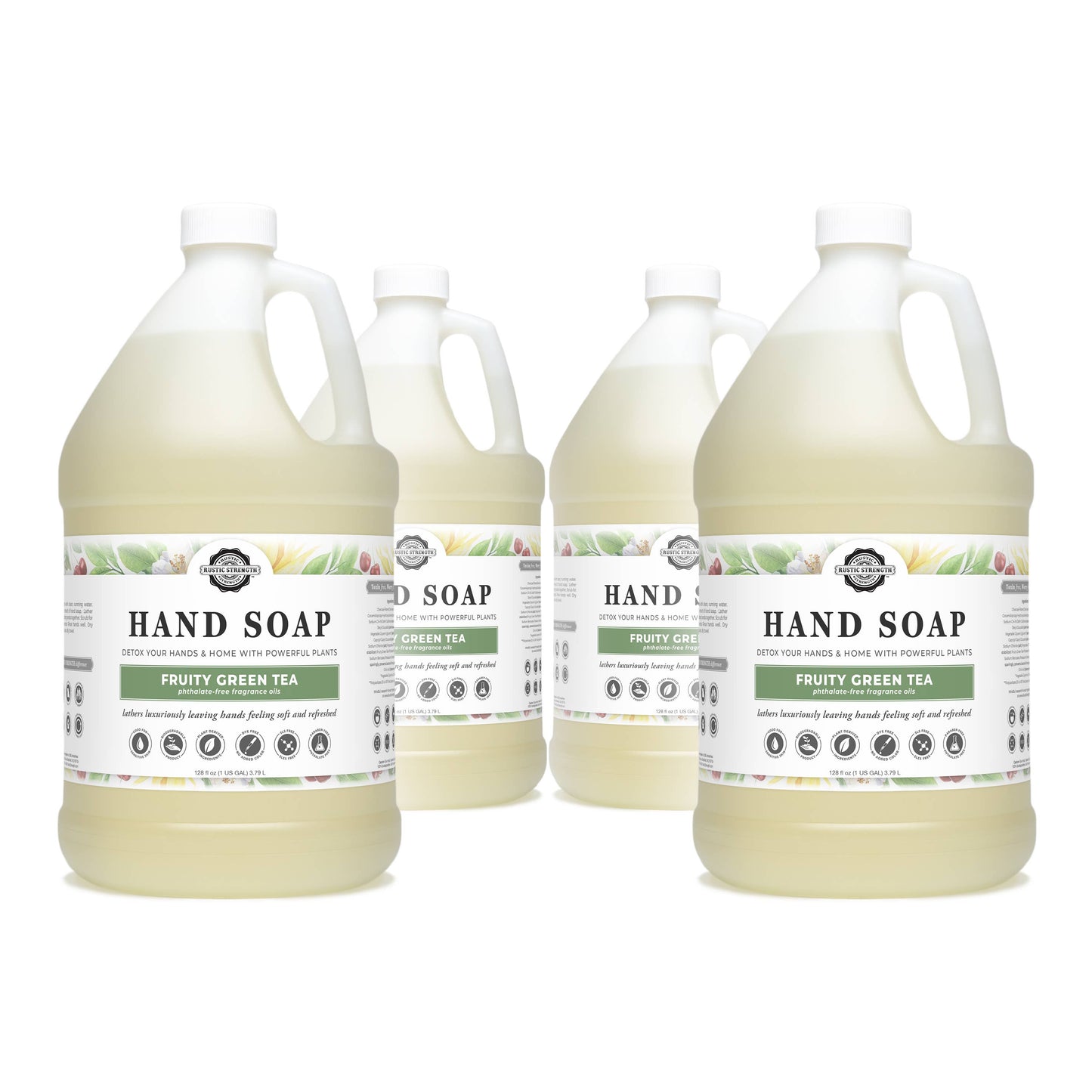 Plant-Based Hand Soap Non-Drying Hypoallergenic Sensitive...