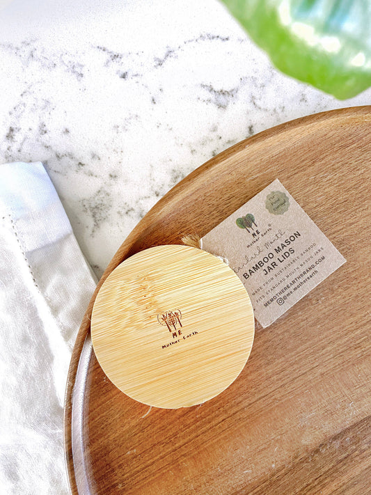 Standard Solid Bamboo Mason Jar lids