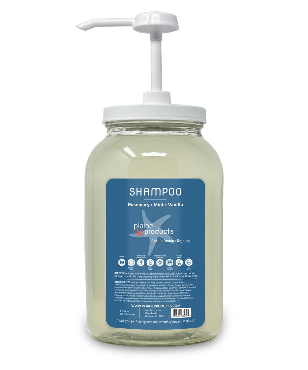 Shampoo One Gallon Bulk Reusable (pump not included)