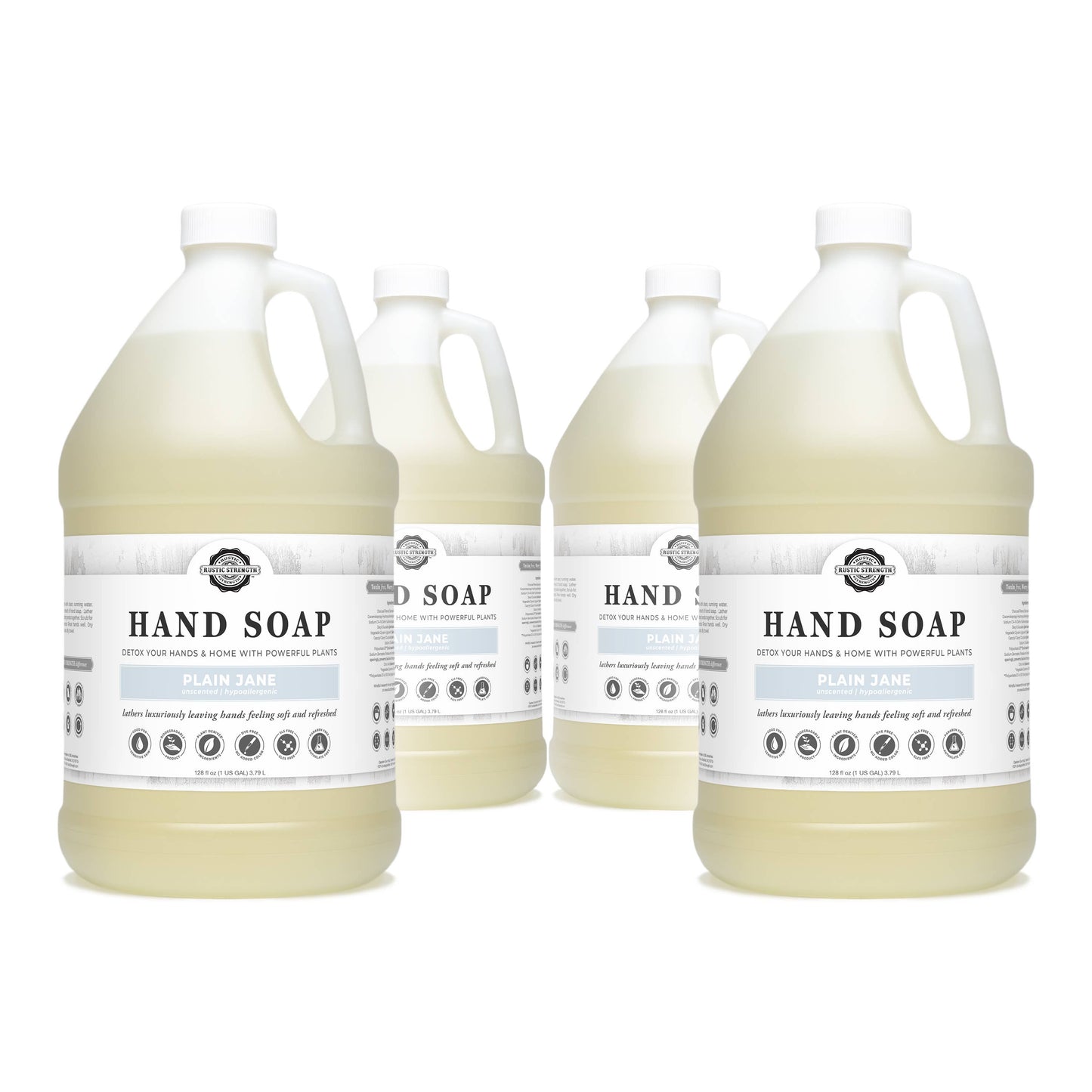 Plant-Based Hand Soap Non-Drying Hypoallergenic Sensitive...