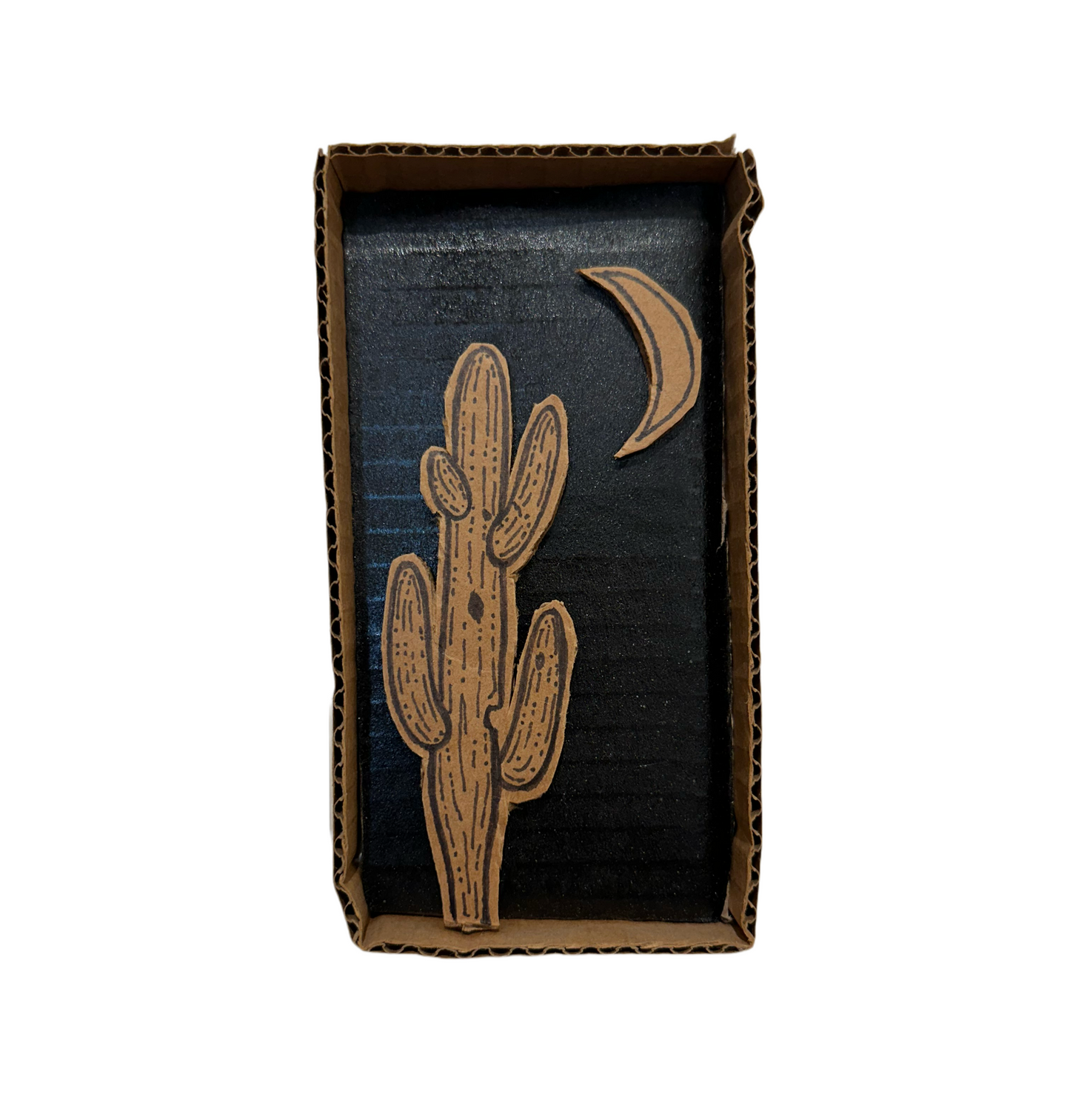 Cardboard Cactus Wall Art (Small)