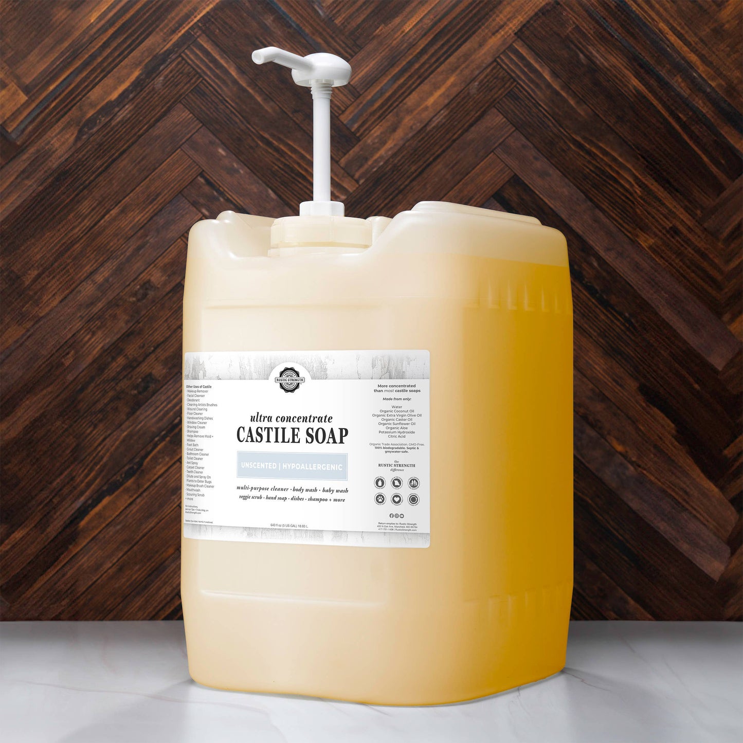 Castile Soap - Concentrated | Thick & Long Lasting