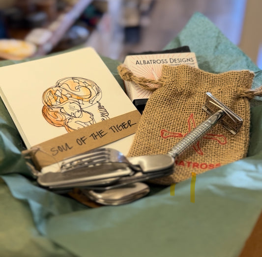 Desert Illustrations Folding Card 8 Pack