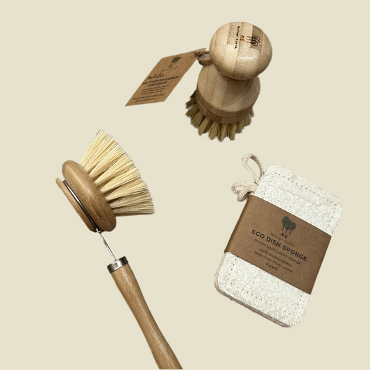 Kitchen Kit 1: Cleaning Brush Set + Eco Sponge