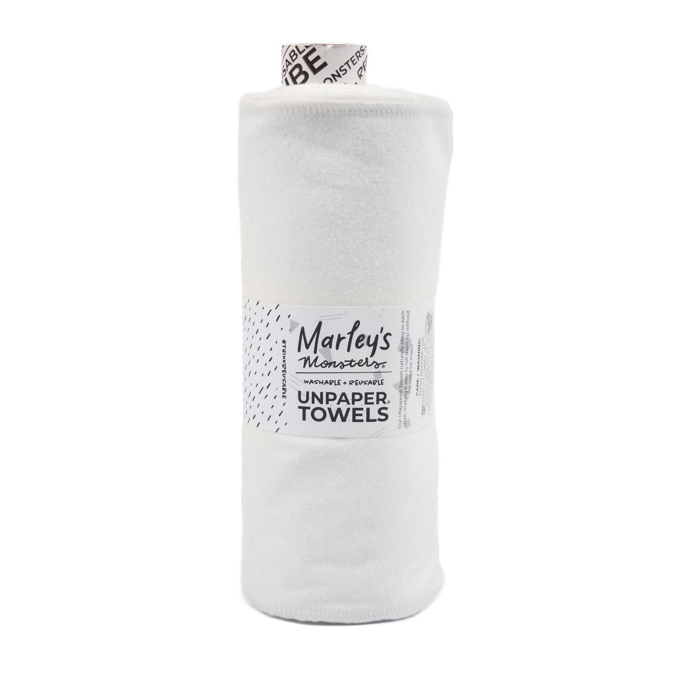 Unpaper Towels Roll White - 24 Pack
