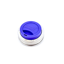 Load image into Gallery viewer, Silicone Drinking Lid with Stainless Steel Band for Jars

