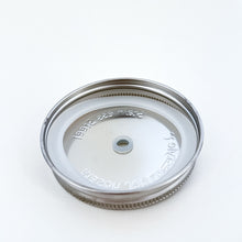 Load image into Gallery viewer, Stainless Steel Straw Hole Tumbler Lids for Mason Jars
