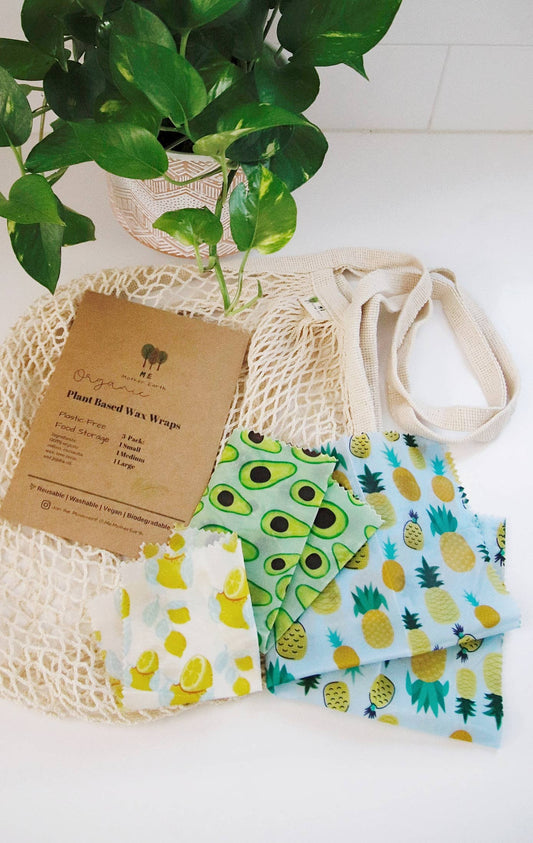 Plant Based Wax Wraps | Vegan | Eco-Friendly