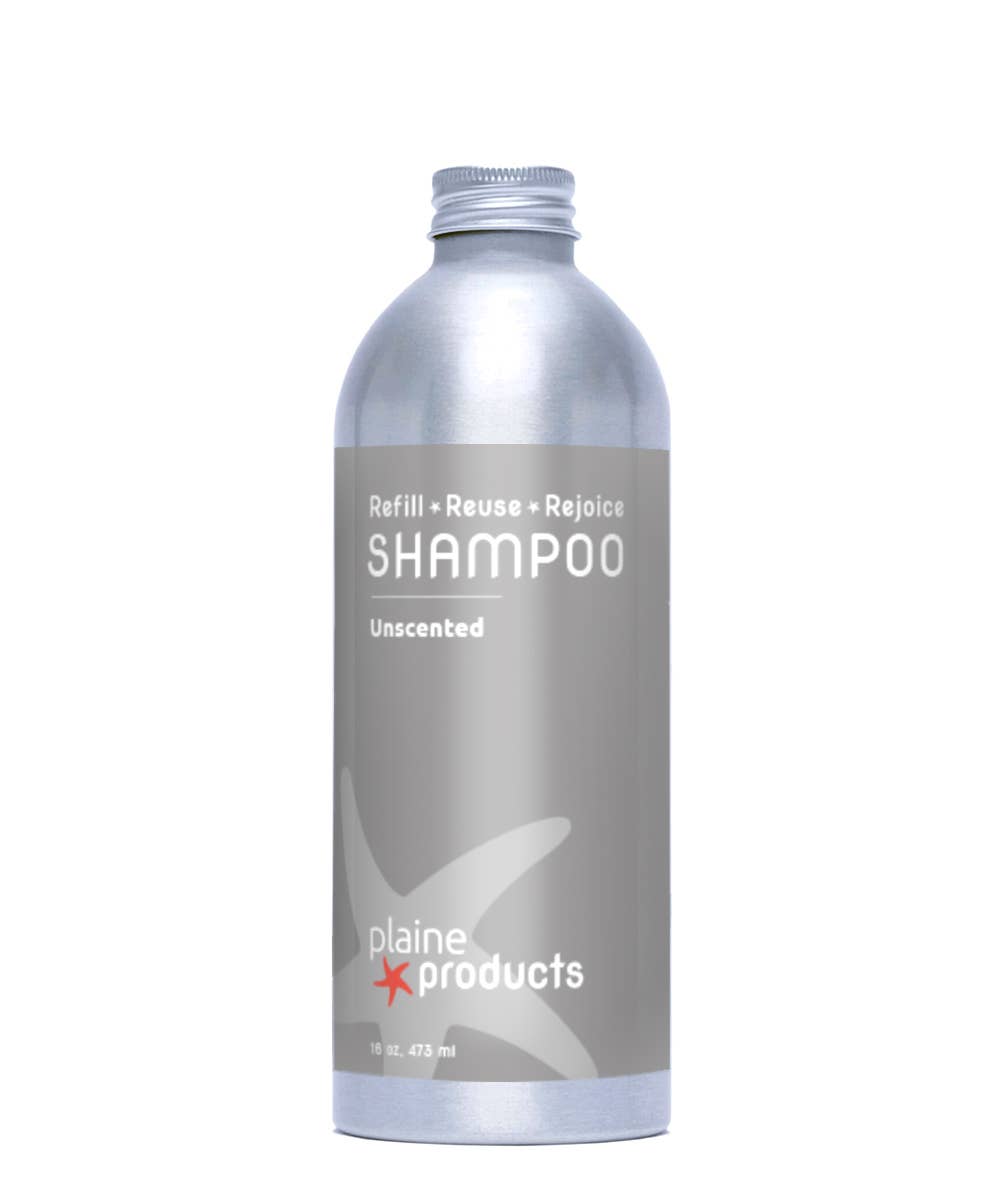 Shampoo 16 oz (pump not included) Reusable packaging