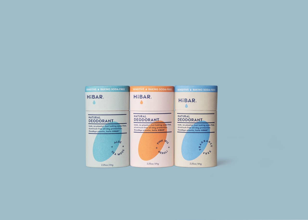 HiBAR Deodorant Sensitive  Fragrance-Free (Baking soda free)