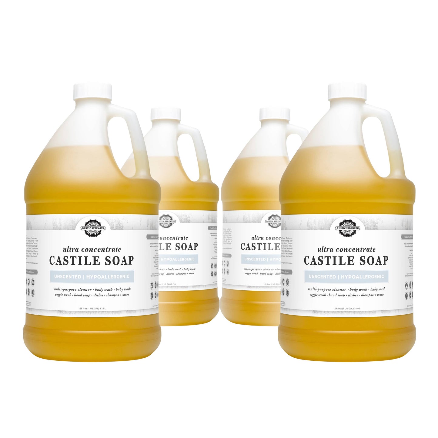 Castile Soap - Concentrated | Thick & Long Lasting
