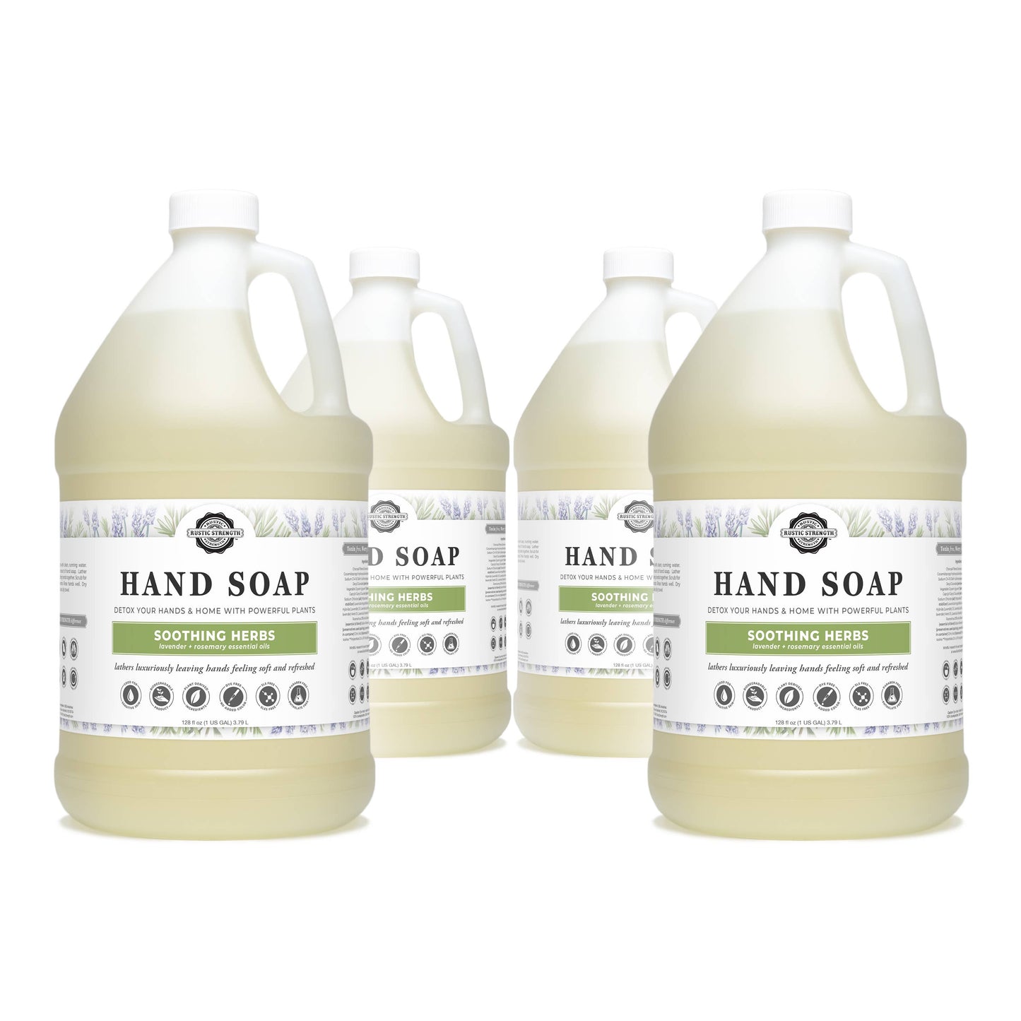 Plant-Based Hand Soap Non-Drying Hypoallergenic Sensitive...