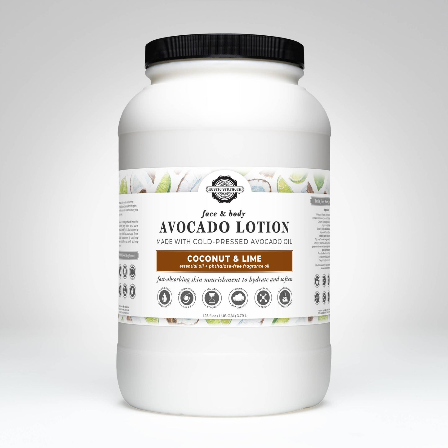 Avocado Lotion for Face and Body- Mild Formula, Paraben-Free