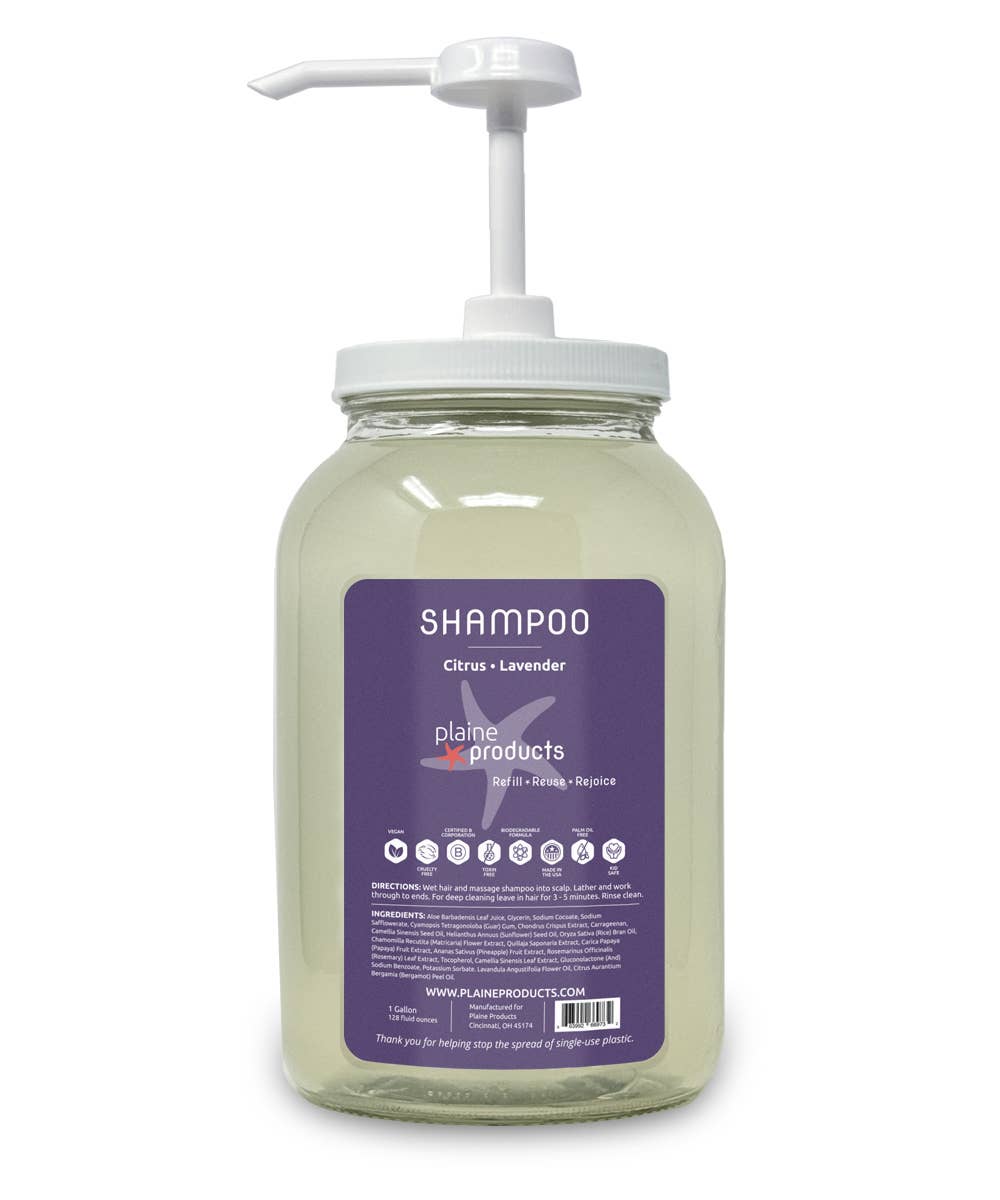 Shampoo One Gallon Bulk Reusable (pump not included)