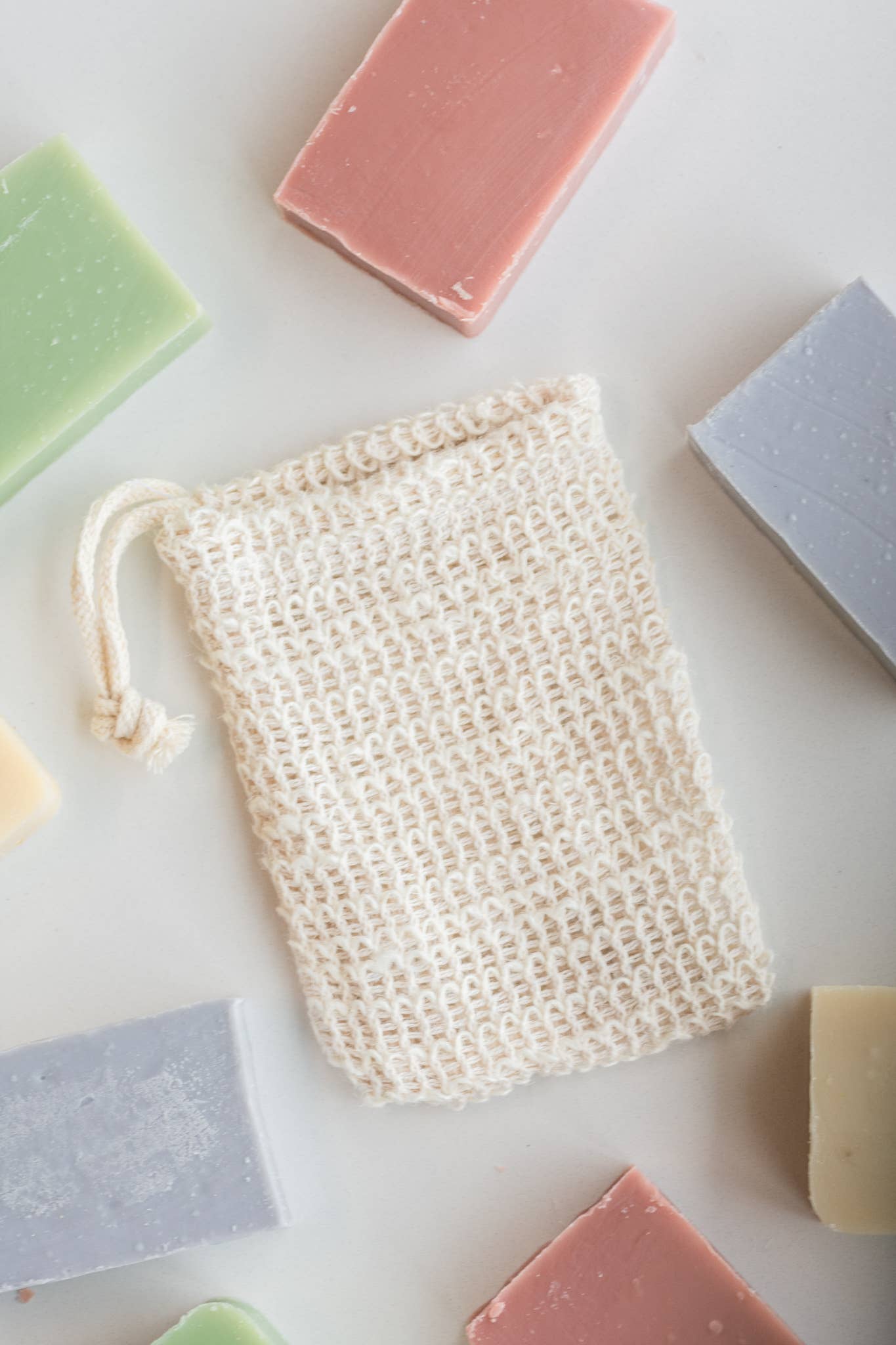 CASA AGAVE® Woven Sisal Soap Bag - Exfoliating Scrubber