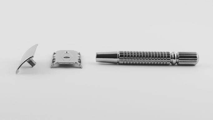 The Flagship 3-Piece Reusable Safety Razor