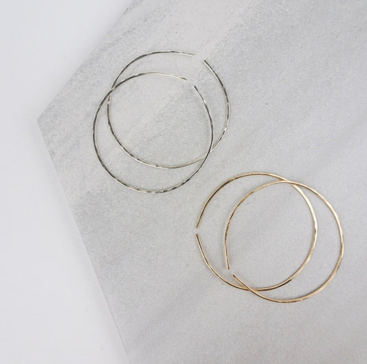 Hammered Hoops